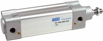 Pneumatikzylinder für den Einsatz in Verbindung mit dem AIRTEC-System Innomotix Pneumatikzylinder DIN ISO 15552 Kolbenstangenloser Pneumatikzylinder Doppeltwirkend, mit Magnetkolben, ohne