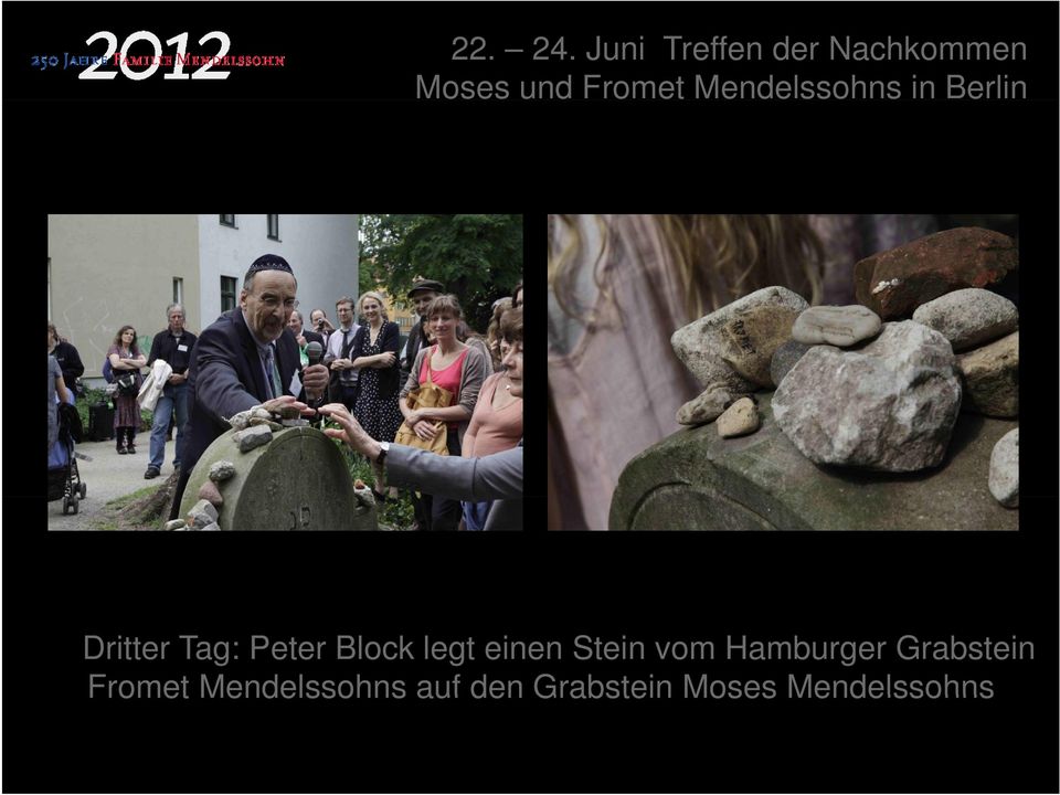 Mendelssohns in Berlin Dritter Tag: Peter Block
