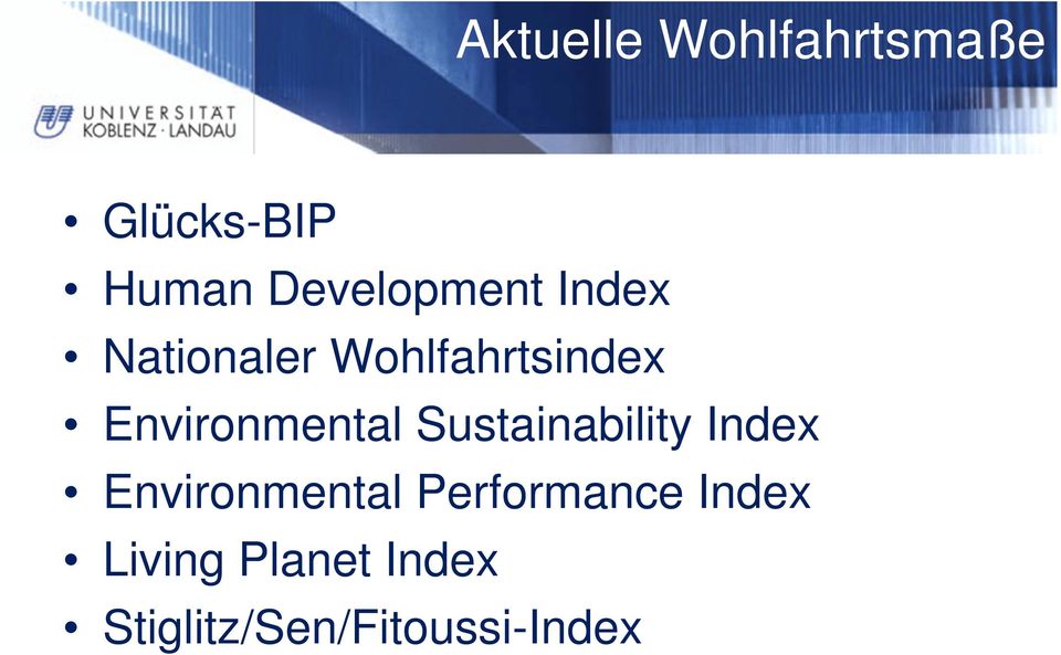 Environmental Sustainability Index Environmental