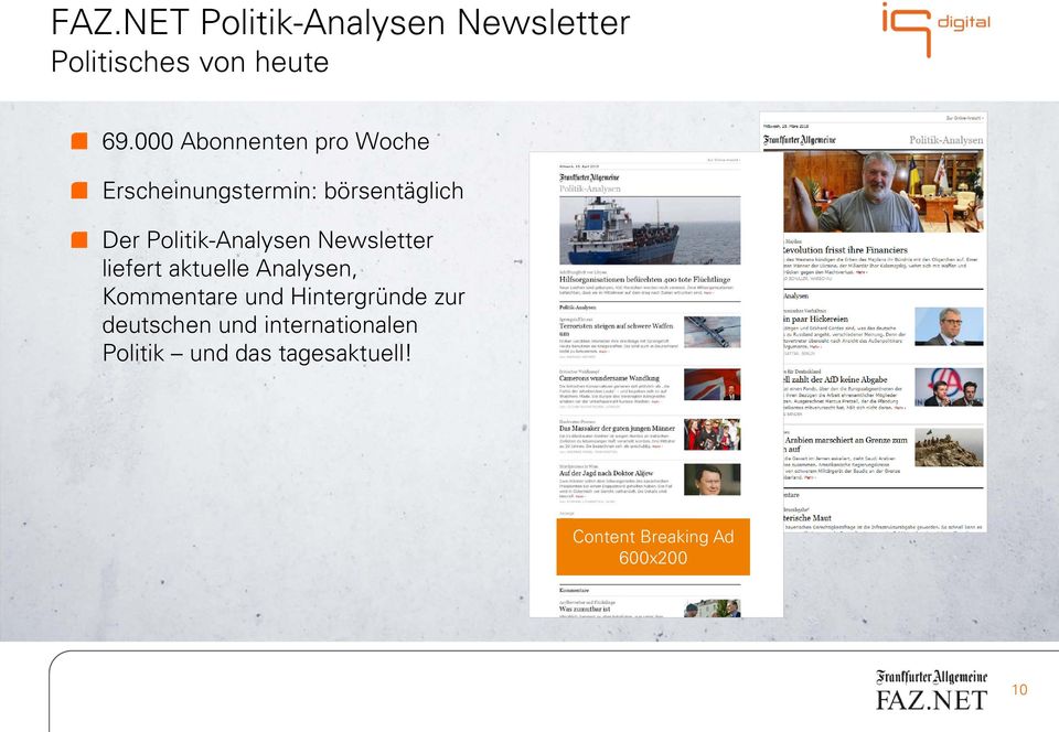 Politik-Analysen Newsletter liefert aktuelle Analysen, Kommentare und