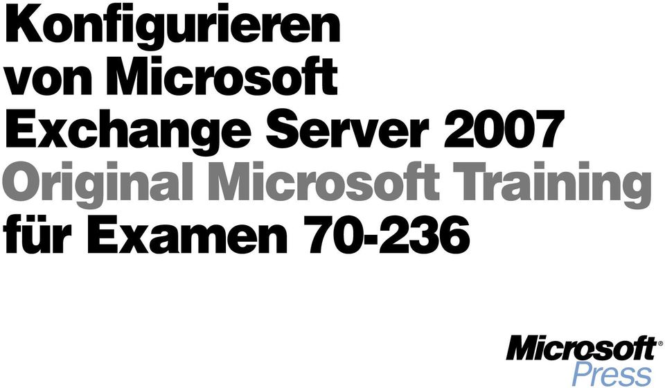 Server 2007 Original