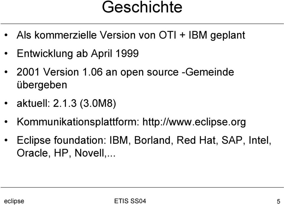 06 an open source -Gemeinde übergeben aktuell: 2.1.3 (3.