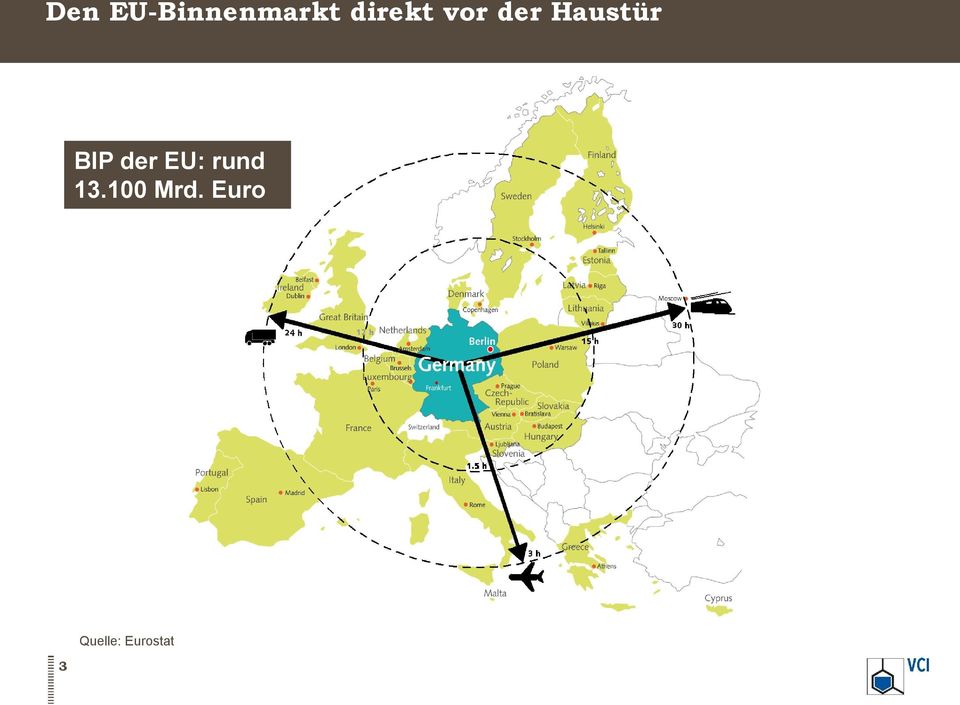 BIP der EU: rund 13.