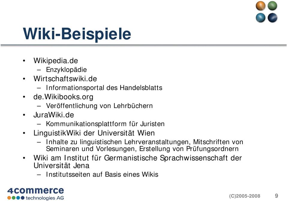 de Kommunikationsplattform für Juristen LinguistikWiki der Universität Wien Inhalte zu linguistischen
