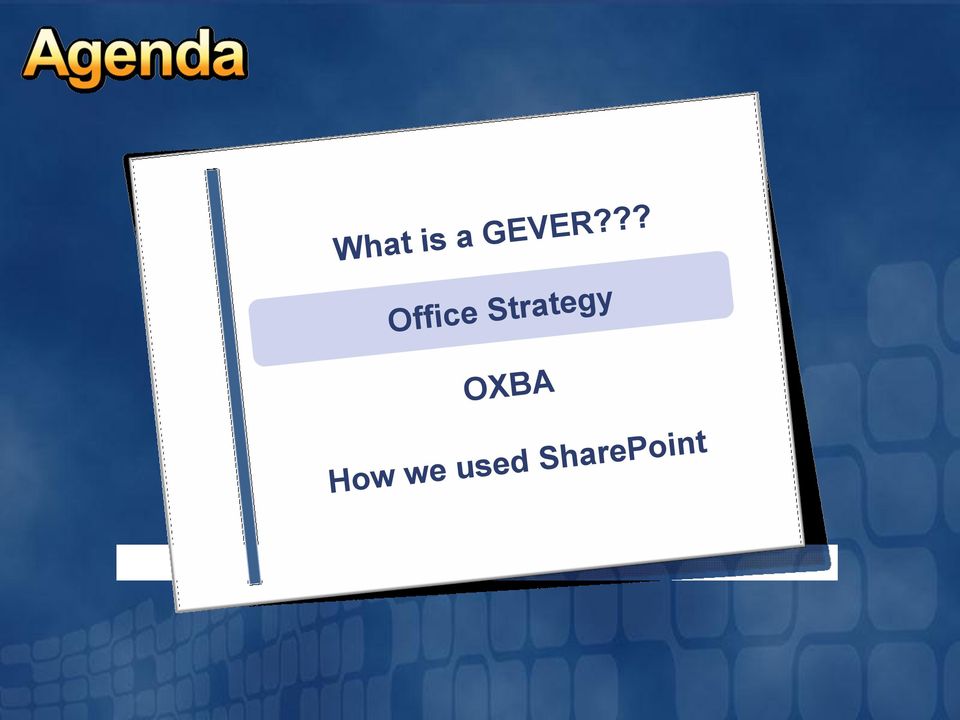 Strategy OXBA
