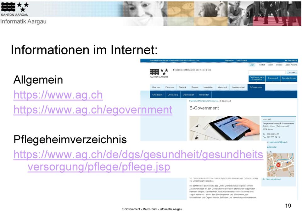 ch ch/egovernment Pflegeheimverzeichnis