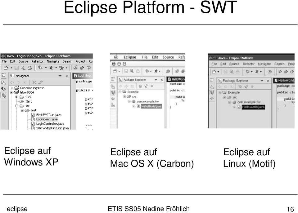 Eclipse auf Mac OS X