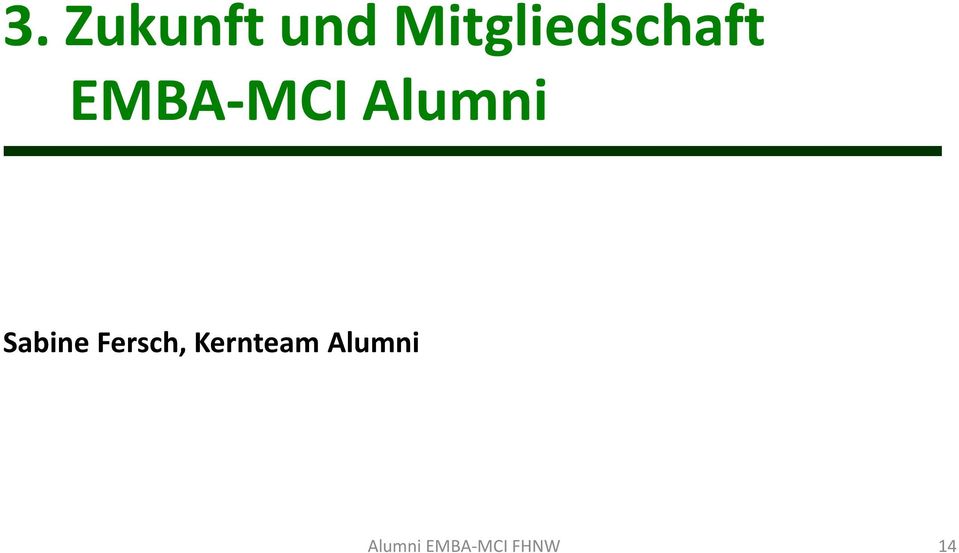 EMBA-MCI Alumni
