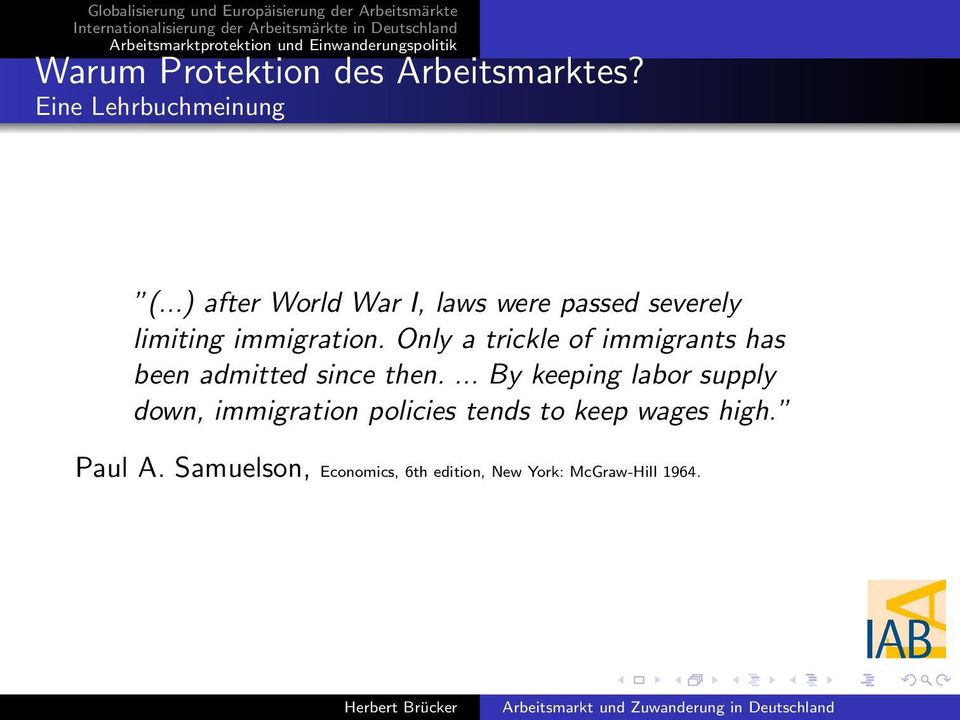 ..) after World War I, laws were passed severely limiting immigration.
