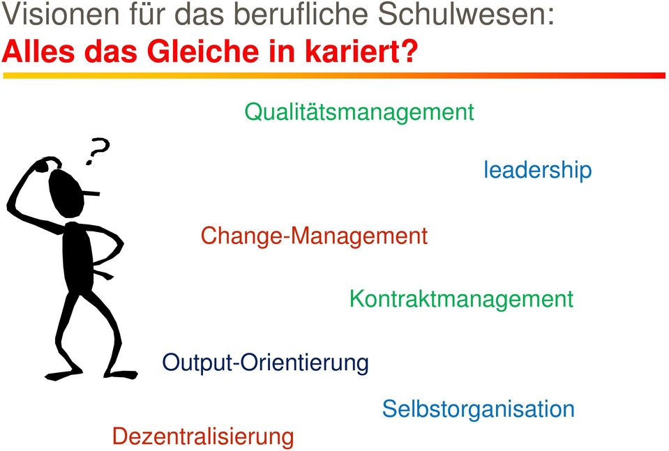 Qualitätsmanagement leadership Change-Management