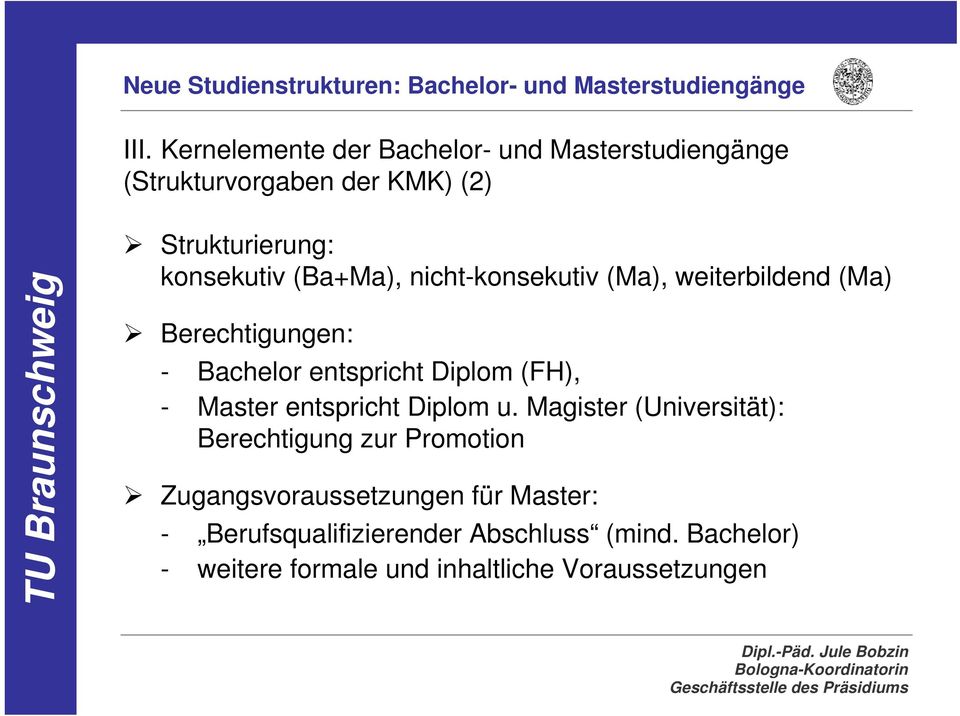 (FH), - Master entspricht Diplom u.