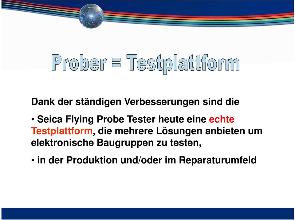 die mehrere Lösungen anbieten um elektronische