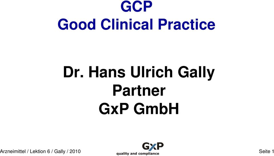 Partner GxP GmbH