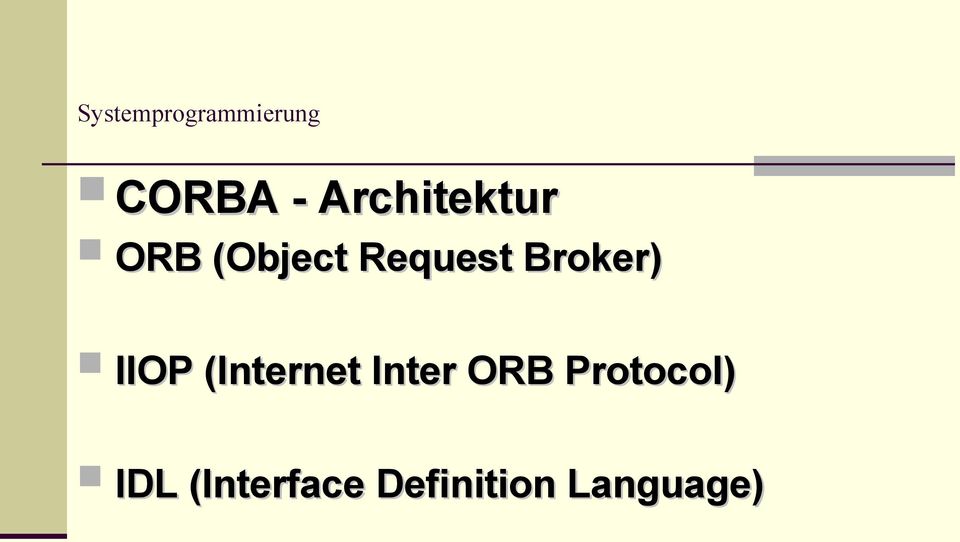 (Internet Inter ORB Protocol)