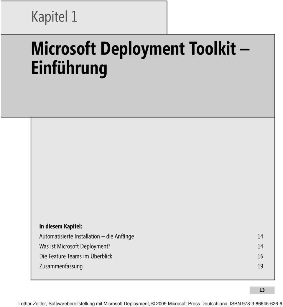die Anfänge 14 Was ist Microsoft Deployment?