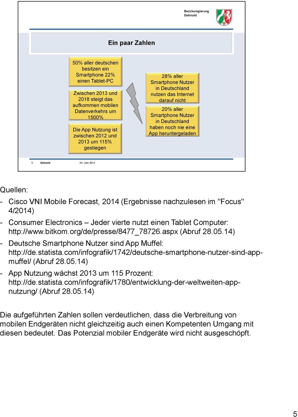 com/infografik/1742/deutsche-smartphone-nutzer-sind-appmuffel/ (Abruf 28.05.14) - App Nutzung wächst 2013 um 115 Prozent: http://de.statista.