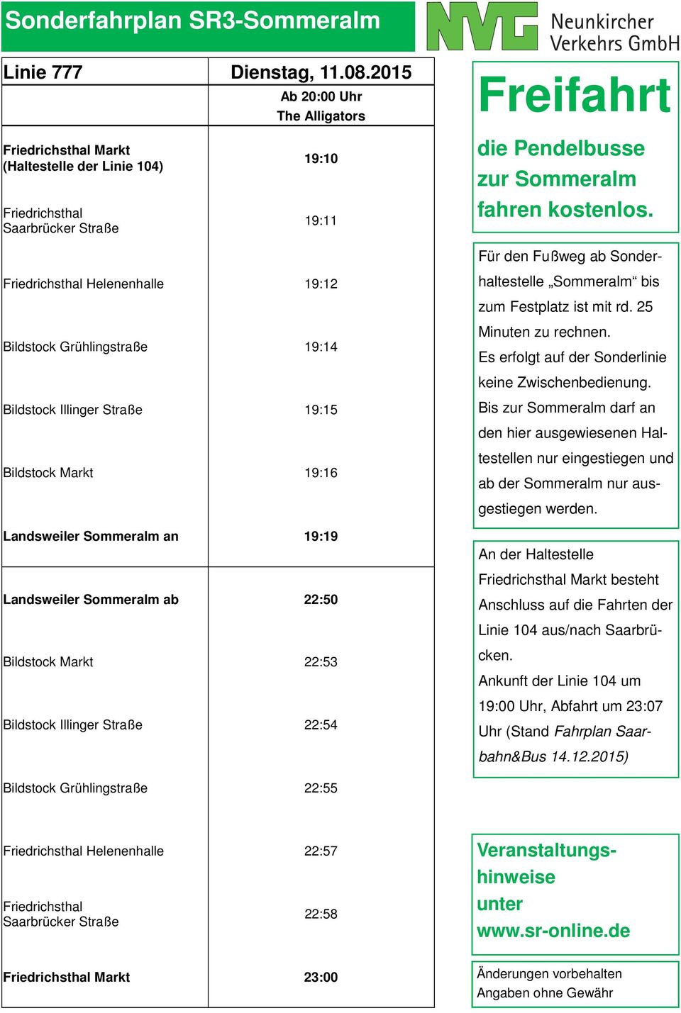 Helenenhalle 19:12 Markt besteht