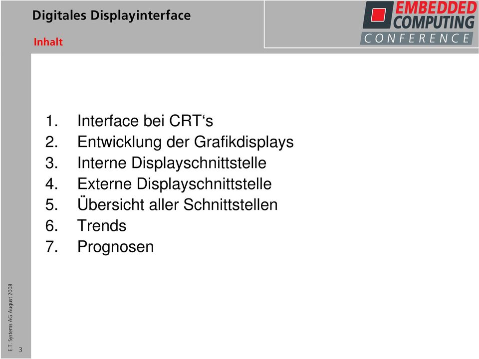 Interne Displayschnittstelle 4.