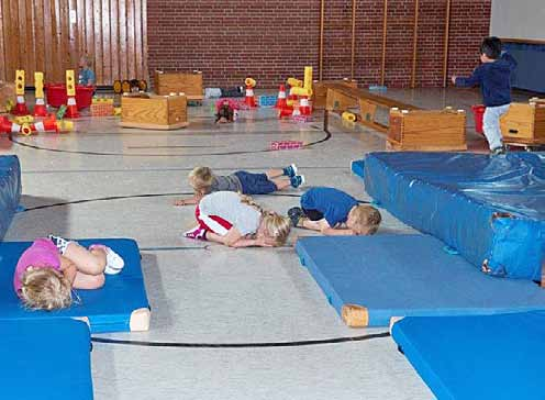 Gymnastik/Kinderturnen Kinderturnen der nicht zu kurz. Mir persönlich macht es viel Freude, die Kinder in ihrer Entwicklung zu fördern und Lebensfreude sowie Fortschritte zu beobachten.