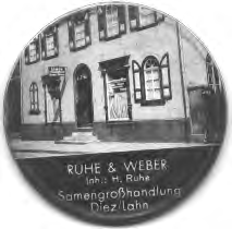 Über 80 Jahre Ruhe & Weber Im Jahre 1924 gründete der Kaufmann Hermann Ruhe mit dem Gärtnereibesitzer Carl Weber das gemeinsame Unternehmen mit dem Schriftzug Ruhe & Weber.