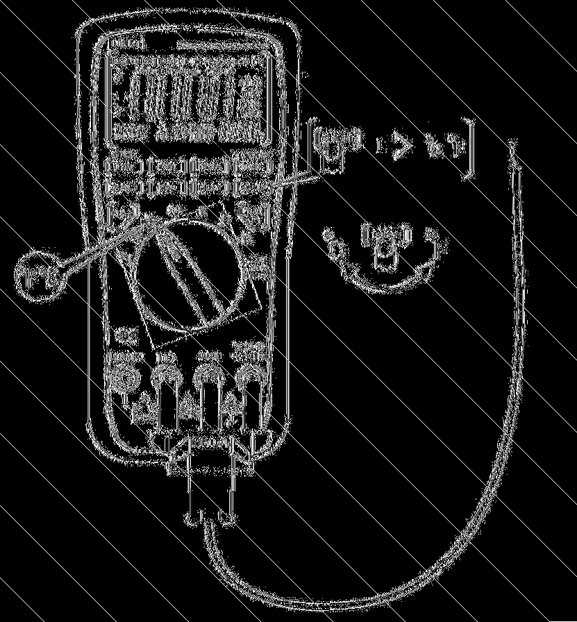 5.6 Temperaturmessung (UT532/533) Vor Anschluss des Temperatursensors alle anderen Messleitungen entfernen. Niemals eine Spannung am Messgerät anliegen lassen, wenn die Temperaturmessung gewählt ist.