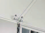 Anreihtechnik Anreihung Anreihbefestigung vertikal für TS/TS Zur Anreihung zweier bestückter Schränke am vertikalen Schrankprofil.