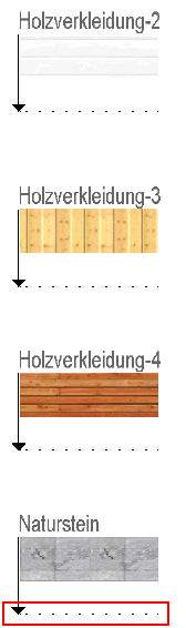 Handbuch Gebäudemodell mit Allplan IBD erstellen (Hochbau) 119 Sollen Teile der Fassade aus anderen Materialien sein (Sockel usw.