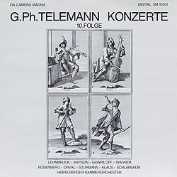 Georg Philipp Telemann - Trompetenkonzerte Georg Philipp Telemann (1681-1767) Ouverture D-Dur für 2 Clarinen, Pauken und Orchester Concerto für Tromba, Violine concertato und Orchester Concerto D-Dur