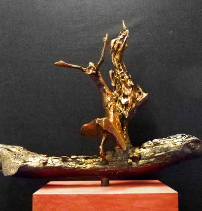 Ballett Bronze, patiniert Höhe 30 cm