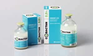 Cobactan 2,5 % w/v Injektionssuspension für Rinder und Schweine Anti - infektiva Antiinfektivum (Cefquinom) Zusammensetzung Wirkstoff: Cefquinom (als Sulfat) 25 mg Anwendungsgebiet(e) Zur Behandlung