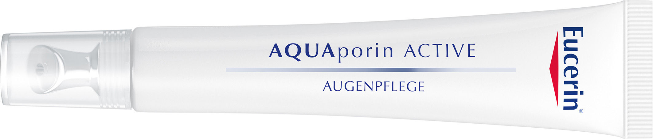 FACTSHEET Eucerin AQUAporin ACTIVE AUGENPFLEGE 15 ml PZN 10961410 UVP 17,00 Euro für die empfindliche Haut der Augenpartie (alle Hauttypen) zieht schnell ein mit Gluco-Glycerol und Ginseng-Extrakt