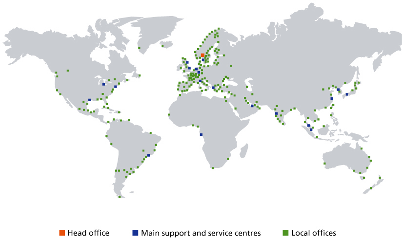 DNV weltweit DNV DNV verfügt verfügt über über 300 300 Büros Büros in in mehr mehr als als 100