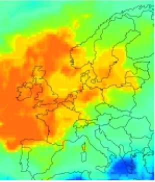 Risikokarte Wind Europa Die Risikokarte zeigt die etwa einmal alle 50 Jahre lokal zu erwartende maximale