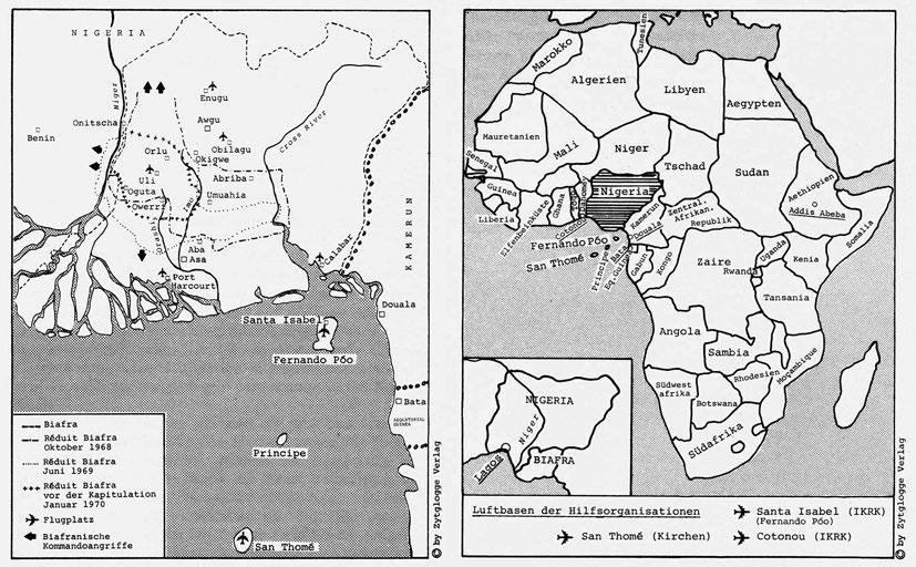 II ÜBERSICHT: DER NIGERIANISCHE BÜRGERKRIEG, DIE IKRK-MISSION UND DIE BÜHRLE-AFFÄRE 27 verbreiteten den Plan einer Sezession der Ostregion.