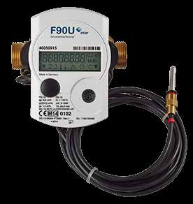 F90U Produkt und Kurzbeschreibung F90U kompakter, vollelektronischer Ultraschall-Wärmezähler zur Erfassung von Energie- und Volumendaten.