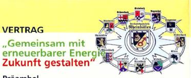 6. Wege zum Ziel: Solidarpakte Beispiel Verbandsgemeinde Rheinböllen Ausgangslage im Bereich EE: 20 Windkraftanlagen am Netz bis 2013 (weitere 18 in Planung) Mehr als 200 Photovoltaikanlagen am Netz