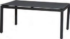 möbel Tisch "Siena Loft" - Tavilo Tischplatte passend zu Siena-Loft-Untergestellen hochwertiges Design stabil wetterfest, UV-beständig, kratzfest Farbe 573.