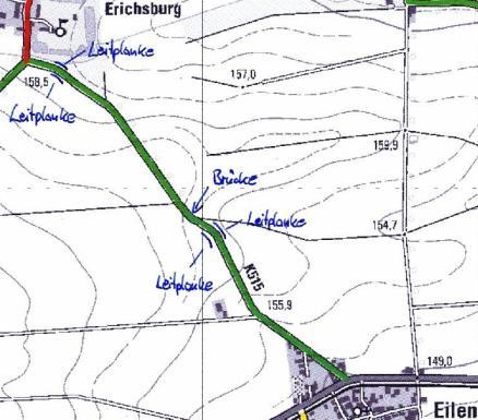 PGV Schutzstreifen außerorts Phase I 23 Landkreis Northeim Straße K 515 Eilensen - Erichsburg Streckenkürzel NOM2 Streckenlänge (in m) 1.
