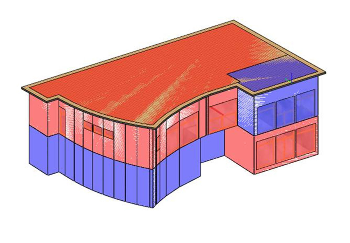 Building Information Model Geschwindigkeit und Genauigkeit Dokumentation und Nachvollziehbarkeit 3D-Modell der konditionierten (und nicht konditionierten) Zonen mit vollem