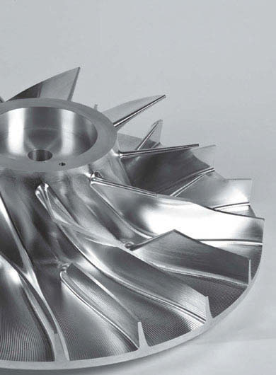 Automotive Zylinderkopf Aerospace Turbinengehäuse Energie Impeller We push machining to the limit