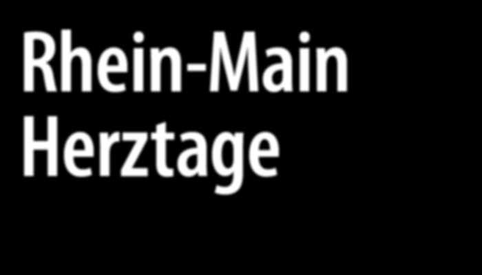 Rhein-Main Herztage 2017 26. 28. Januar Frankfurt Marriott Hotel PCI Hessen live 26. 27. Januar 27. 28. Januar Wissenschaftliche Leitung: Prof. Dr. Christian Hamm Prof. Dr. Andreas Zeiher Prof. Dr. Stephan Fichtlscherer Prof.