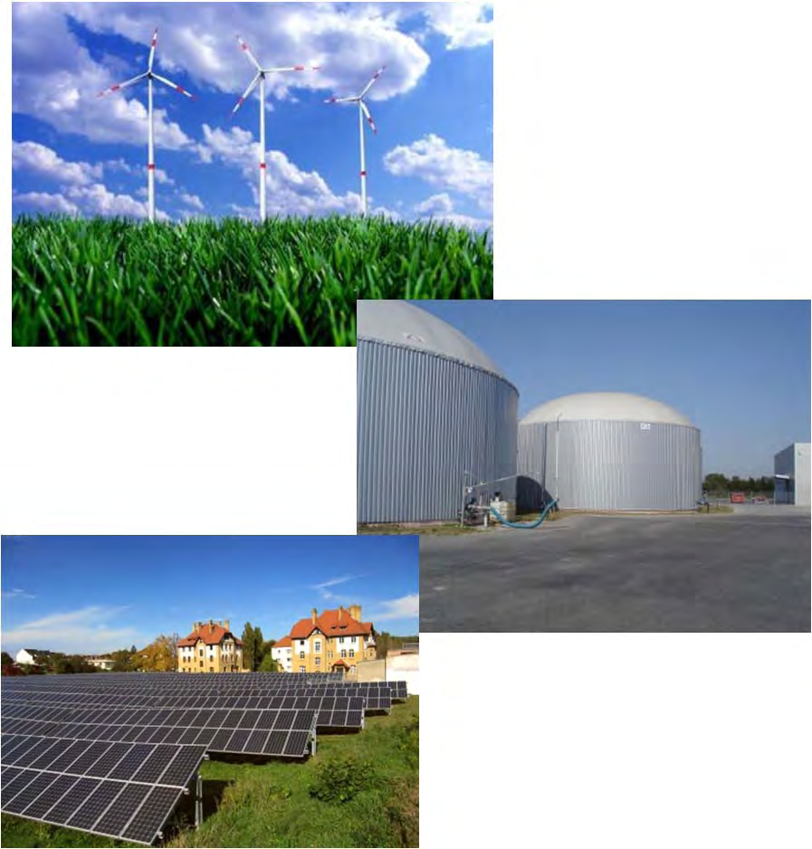 Stand des Ausbaus Erneuerbarer Energien in Mittelhessen Windenergieanlagen: 259 Anlagen errichtet mit 261,4 MW Biogasanlagen: 36 Anlagen errichtet mit 13,6 MW