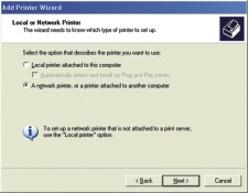 4. Hinzufügen des Netzwerkdruckers zu Ihren PC-Einstellungen Hinweis: Detaillierte Hinweise zum TCP/IP-Druck entnehmen Sie bitte der Bedienungsanleitung auf der CD. Windows 2000/XP 1.