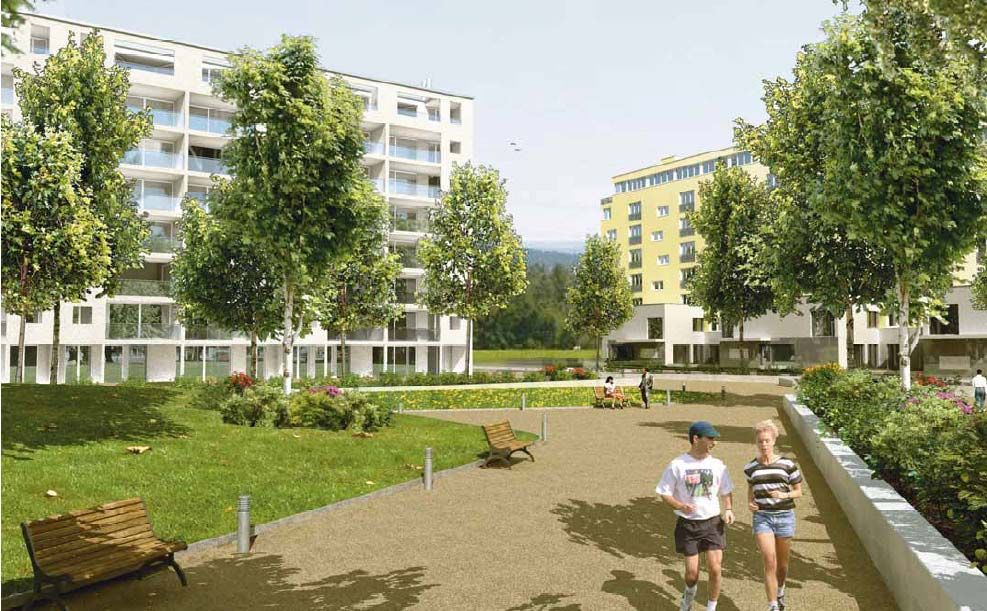 Bewirtschaftung von Meteorwasser im Siedlungsgebiet ein Fallbeispiel Überbauung Manhattanpark, Zürich Bachelorprojekt