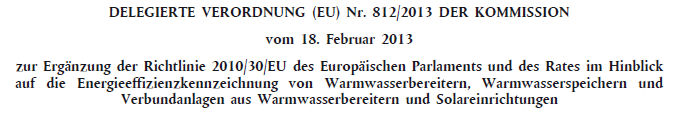 Struktur der Verordnungen ErP Lot 1 und 2 Verordnung für das Ökodesign Quelle: