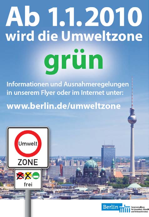 Umweltzone für bessere Luft Erfahrungen aus Berlin Bernd Lehming