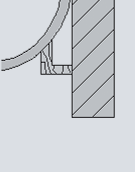 Steinau Rundlauftore Einbau-Daten Rundlauftore Sturzführungen Maße in mm mind. 100 mm mind. 100 mm mind. 100 mm Bei fehlendem Sturz und/oder Nische erfolgt die Anpassung zum Tor durch materialgleiche Blende.