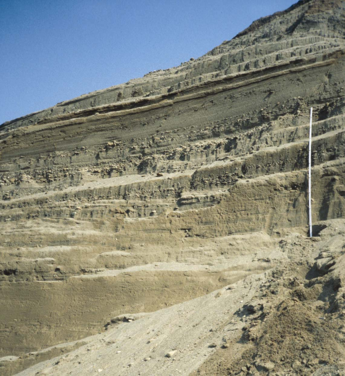 Oberkreide: Die Kalk- und Mergelsteinschichten der Oberkreide bilden hoch bis sehr hoch durchlässige Kluft- und Karstgrundwasserleiter mit karbonatischem Gesteinscharakter.