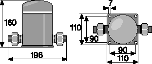 1.8 Hydraulisches/Mechanisches Zubehör 1.8.8 Druckwindkessel 1 Druckwindkessel sind Pulsationsdämpfer ohne Trennmembrane/Blase zwischen dem Gaspolster und der Dosierchemikalie.
