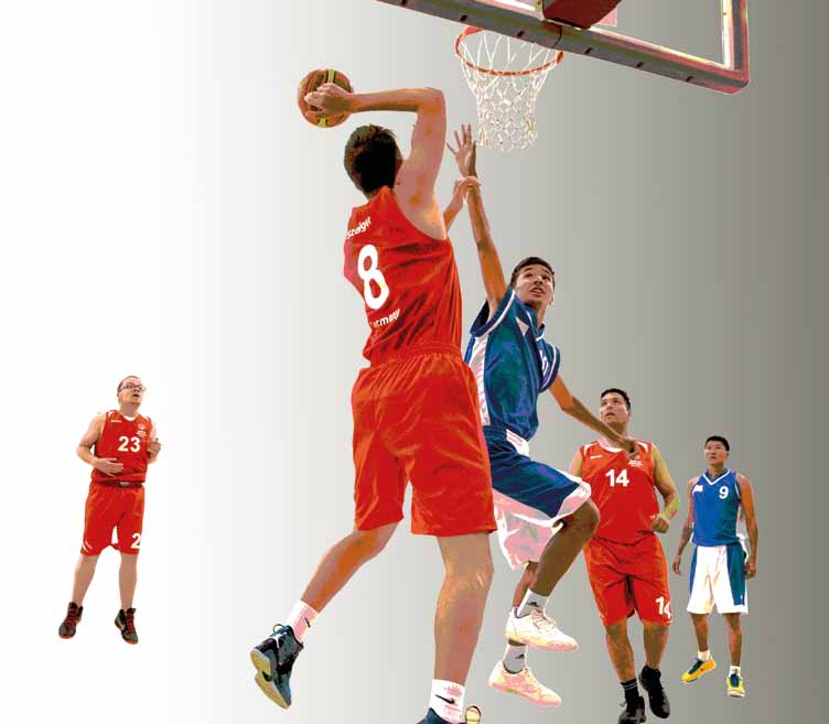 Basketball Sport-Regeln von Special Olympics